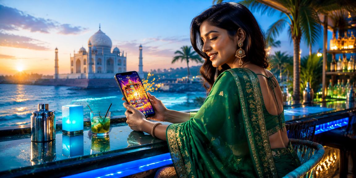 Mobile Teen Patti game with a dealer in a live casino environment